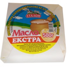 Вершкове масло "Еталон" 83% 0,5 кг/уп