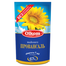 Майонез "Олком" прован.67% 650гр д/п