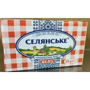 Вершкове масло "Селянське" 82% 200 гр/уп